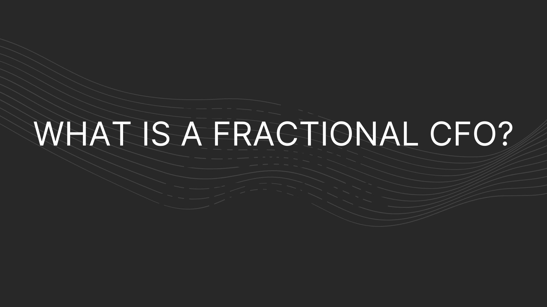 What is a Fractional CFO