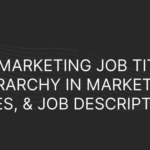 Top Marketing Job Titles