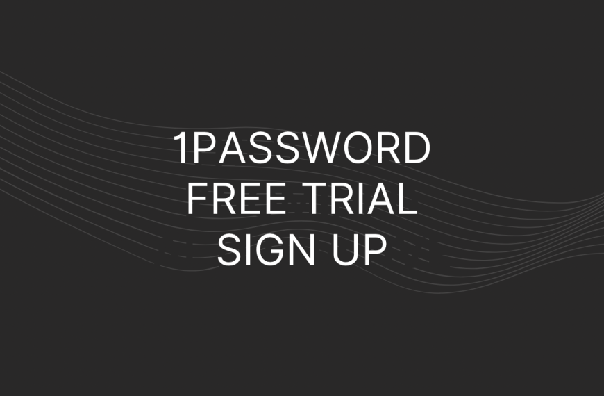 1password free trial sign up
