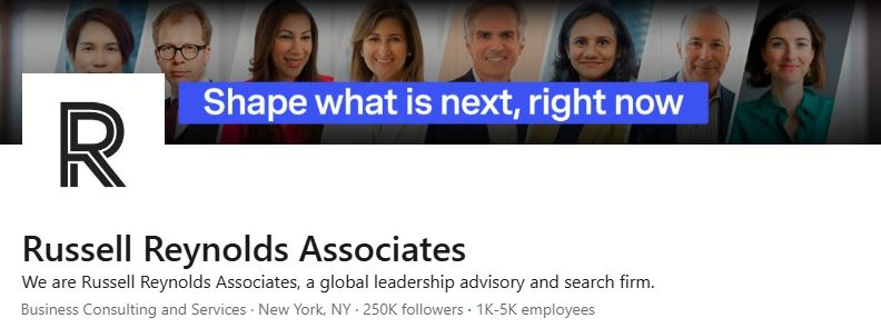 russell reynolds global leadership advisory firm recruiting executives