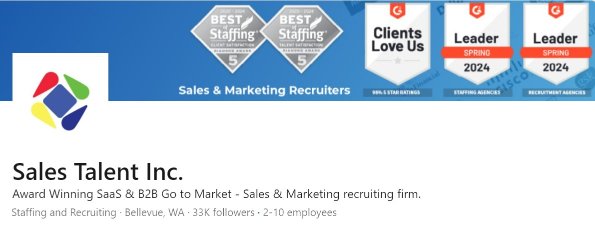 Sales Talent Inc. SaaS Sales Recruiters