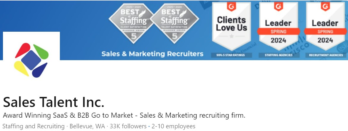 sales talent b2b sales recruiters