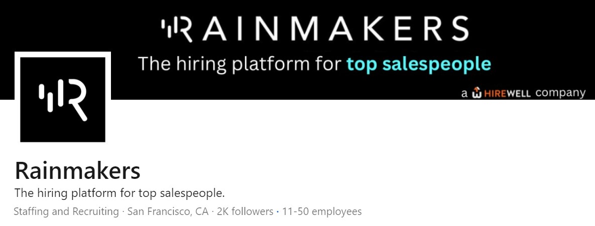 rainmakers remote sale recruiters